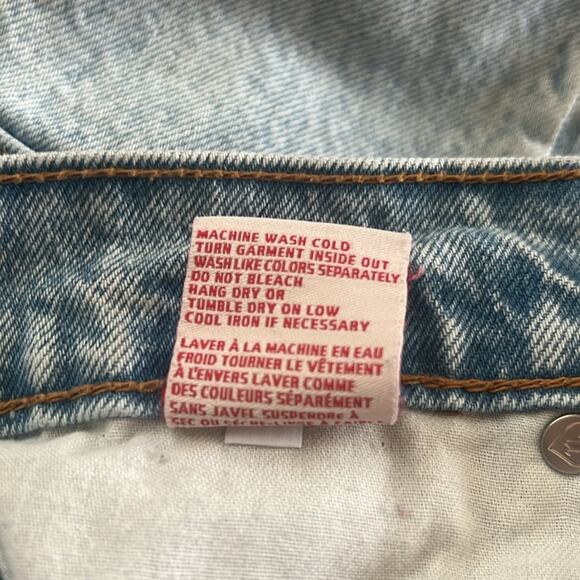 Revice Women’s Beverly Drive Button Fly Long Bermuda Denim Jeans Shorts Size 27 - Picture 10 of 11